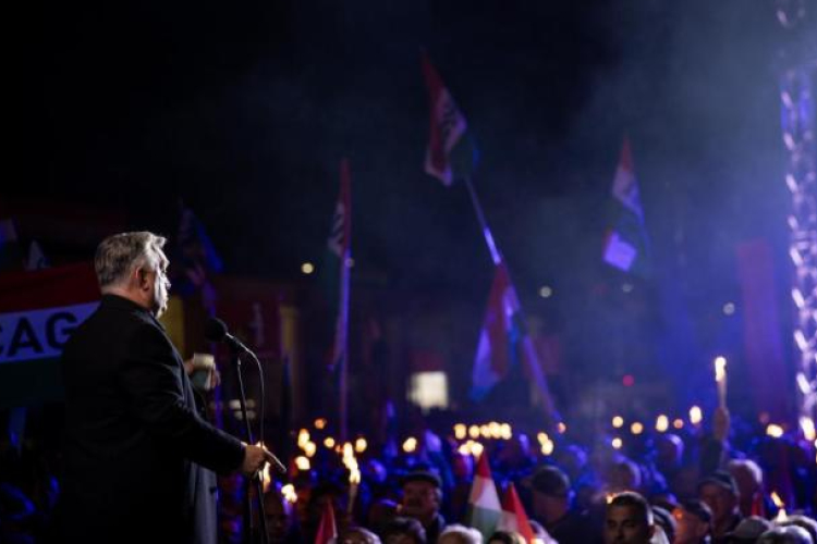 Orbán Viktor szerint ukrán manipulációkkal akarják befolyásolni a magyar választás eredményét