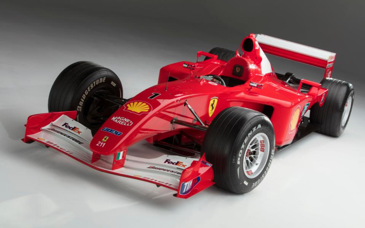 Rekordáron kelt el Michael Schumacher 2001-es vb-győztes Ferrarija