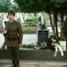 Hősök napi sírkőavatás a Rákóczi-telepi temetőben